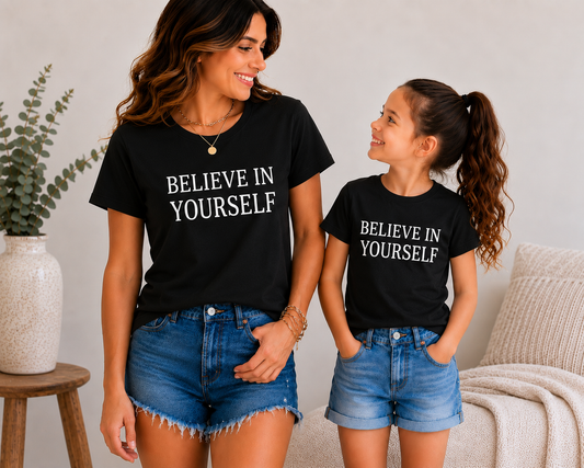 Believe In Yourself Mommy & Me Shirts